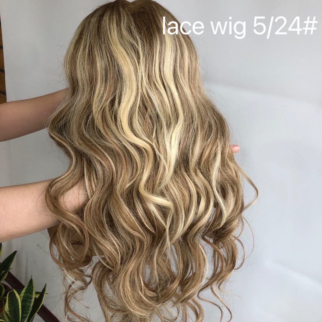 13*6" Lace top human hair wig 20 inches - Hormel Wigs